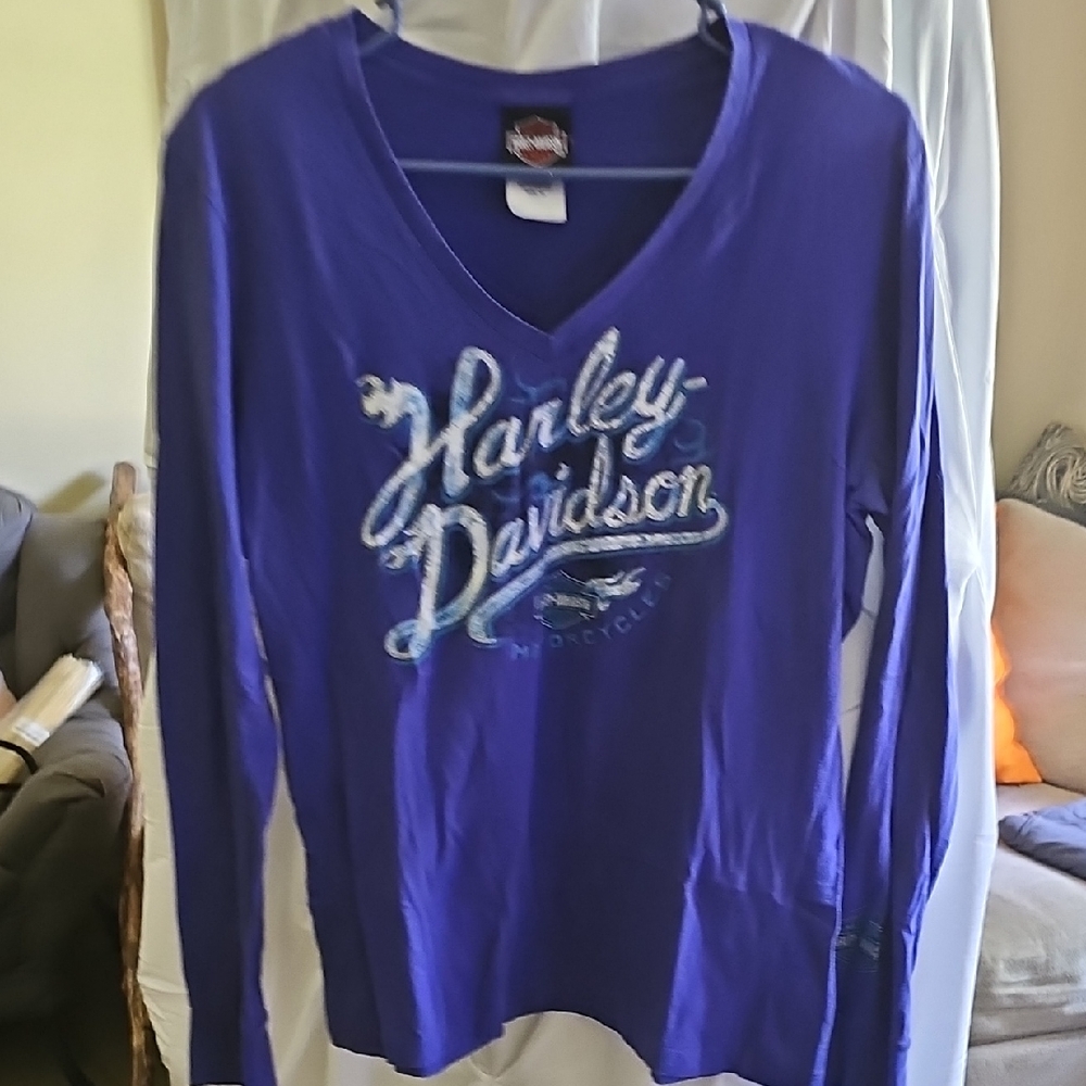 Harley-Davidson Purple Long Sleeve Tee